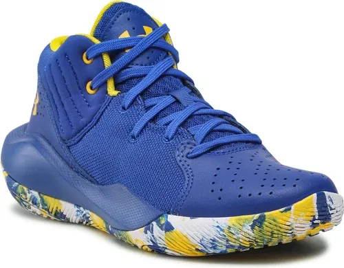 Topánky UNDER ARMOUR - Ua Gs Jet '21 3024794-400 Blu/Wht