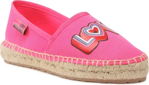 Espadrilky LOVE MOSCHINO - JA10192G0EJI0604 Fuxia