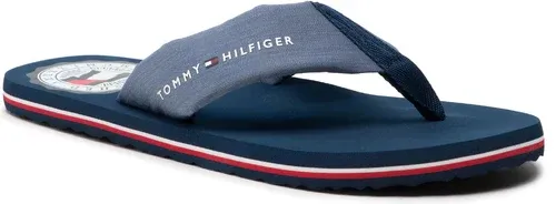 Žabky Tommy Hilfiger - Recycled Chambray Beach Sandal FM0FM03983 Twilight Indigo C5F