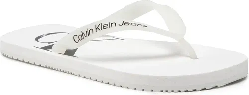 Žabky CALVIN KLEIN JEANS - Beach Sandal Monogram Tpu YM0YM00055 Bright White 02S