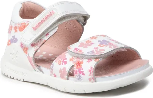 Sandále Biomecanics - 222205-A M Blanco Y/Flores