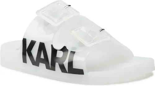 Šľapky KARL LAGERFELD - KL80720 White Pu