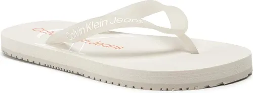 Žabky CALVIN KLEIN JEANS - Beach Sandal Monogram Tpu YW0YW00098 Eggshell ACF