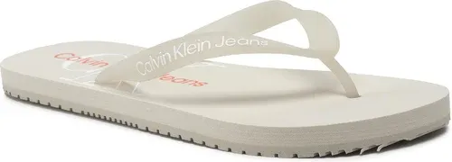 Žabky Calvin Klein Jeans - Beach Sandal Monogram Tpu YM0YM00055 Eggshell ACF