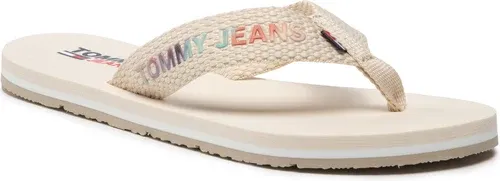 Žabky TOMMY JEANS - Tie Dye Beach Sandal EN0EN01835 Sugarcane AA8