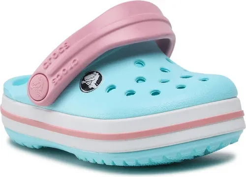 Šľapky Crocs - Crocband Clog T 207005 Ice Blue/White