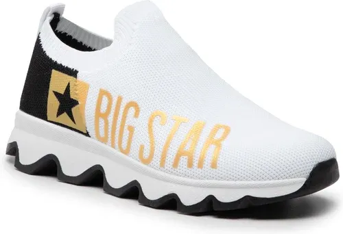 Sneakersy BIG STAR - JJ274A142 White/Black/Gold