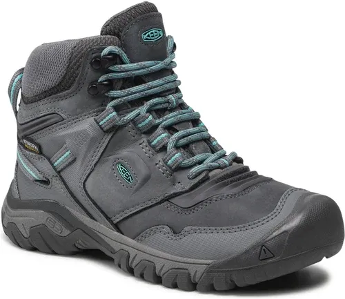 Trekingová obuv Keen - Ridge Flex Mid Wp W 1026085 Steel Grey/Porcelain