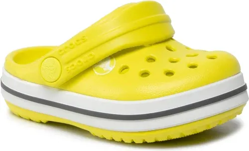 Šľapky Crocs - Crocband Clog T 207005-725 Citrus/Grey