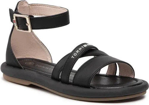 Sandále Tommy Hilfiger - Sandal T3A2-32173-0371 M Black 999