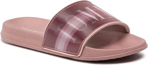 Šľapky Tommy Hilfiger - Holographic Pool Slide T3A0-32198-1172 M Antique Rose 303