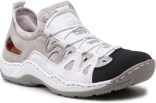 Poltopánky RIEKER - L0539-80 Weiss Kombi