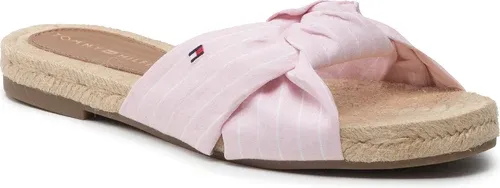 Espadrilky TOMMY HILFIGER - Th Stripes Flat Espadrille FW0FW06529 Pastel Pink TPD