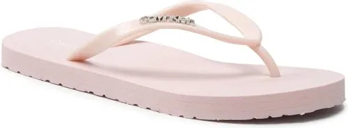 Žabky CALVIN KLEIN - Flipflop HW0HW00743 Spring Rose TER