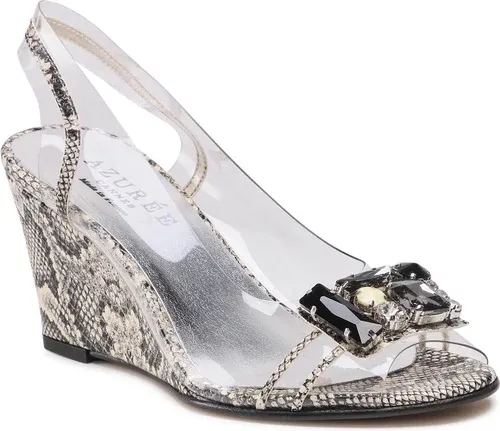 Sandále AZURÉE - Maje 5BE Noir/Blanc