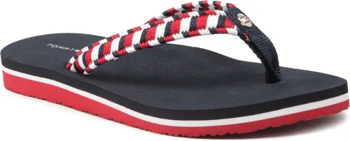 Žabky TOMMY HILFIGER - Woven Webbing Flat Beach Sandal FW0FW06426 Desert Sky DW5