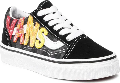 Tenisky VANS - Old Skool VN0A7Q5FABX1 (Flame Logo Repeat) Black