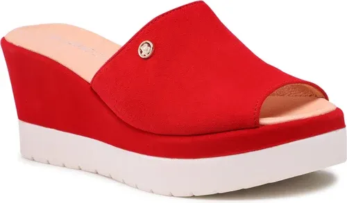 Šľapky BALDACCINI - 1692000 Czerwony Zamsz