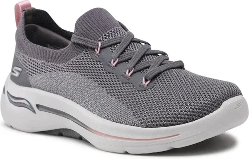 Sneakersy SKECHERS - Go Walk Arch Fit 124863/GYPK Gray/Pink