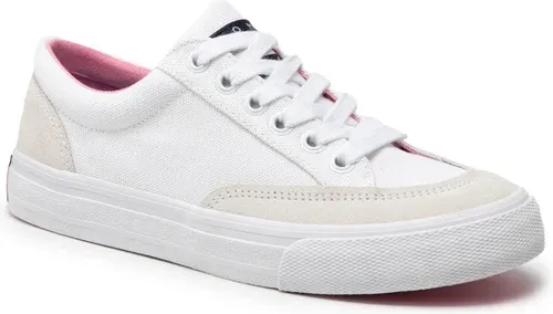 Sneakersy TOMMY JEANS - Skater Low Wmn EN0EN01783 White YBR