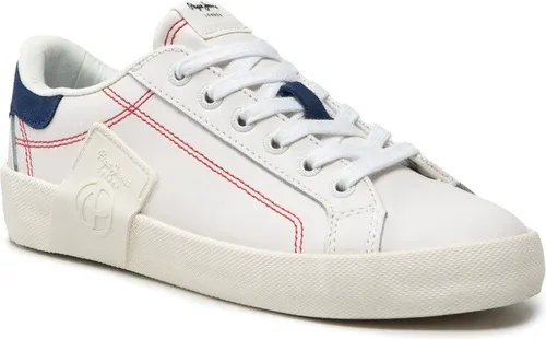 Sneakersy PEPE JEANS - Kioto Tech PLS31302 White 800