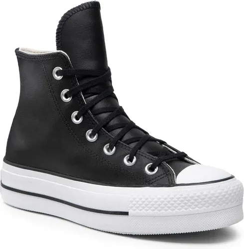 Plátenky Converse - Ctas Lift Clean Hi 561675C Black/Black/White