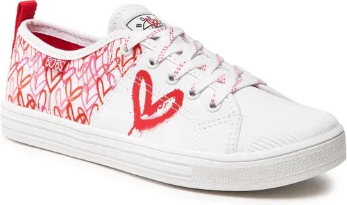 Tramky SKECHERS - All Corazon 113952/WRPK White/Red/Pin