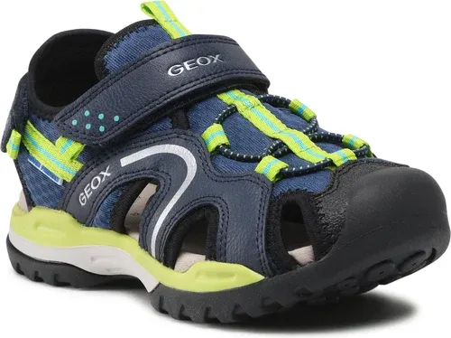 Sandále GEOX - J Borealis B. B J250RB 014ME C4052 S Dk Blue/Lime