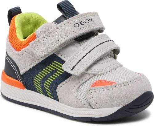Sneakersy Geox - B Rishon B. B B150RB 02214 C1382 Lt Grey/Fluo Orange