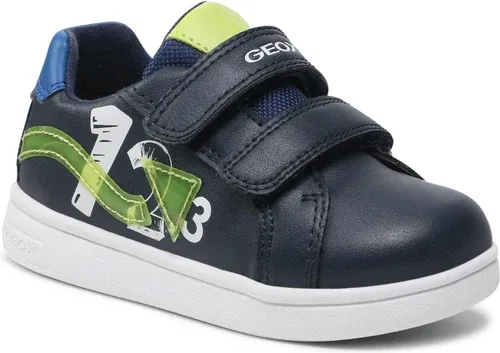 Sneakersy Geox - B Djrock B. B B252CB 00054 C4062 S Navy/Fluo Green