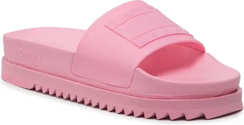 Šľapky TOMMY JEANS - Flatform Pool Slide EN0EN01820 Fresh Pink THE