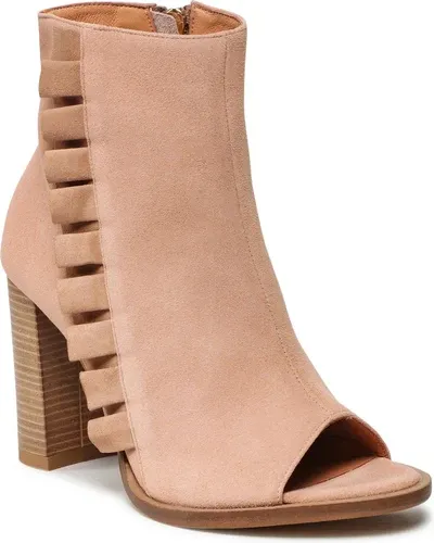 Členkové čižmy R.POLAŃSKI - 1413 Beżowy Zamsz