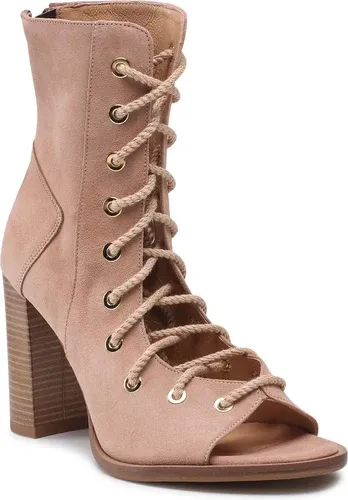 Členkové čižmy R.POLAŃSKI - 1406 Bezowy Zamsz