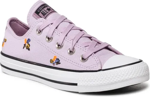 Plátenky Converse - Ctas Ox A01735C Pale Amethyst/White/Black