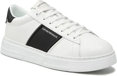 Sneakersy Emporio Armani - X4X570 XN010 Q908 White/Black/White