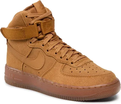 Topánky Nike - Air Force 1 High Lv 8 3 (GS) CK0262 700 Wheat/Wheat/Gum Light Brown