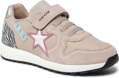 Sneakersy Geox - J Alben G. A J16AQA 022BC C5378 S Beige/Dk Pink
