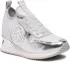 Sneakersy DKNY - Sabatini K1243124 Sil/Wht