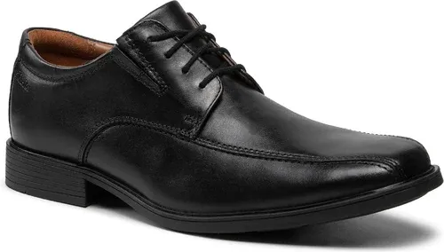 Poltopánky Clarks - Tilden Walk 261103107 Black Leather