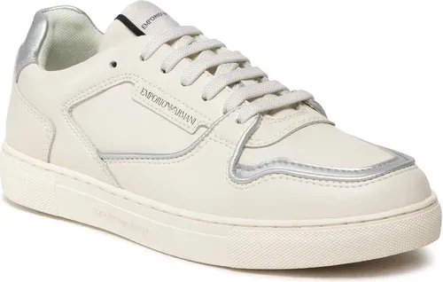 Sneakersy EMPORIO ARMANI - X3X150 XN200 R787 Warm White/Silver