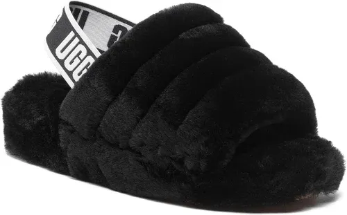 Papuče UGG - W Fluff Yeah Slide 1095119 W/Blk