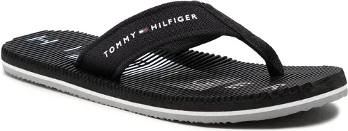 Žabky TOMMY HILFIGER - Massage Footbed Beach Sandal FM0FM03979 Black BDS