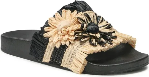 Šľapky BRENDA ZARO - 3919 Beige/Black 1