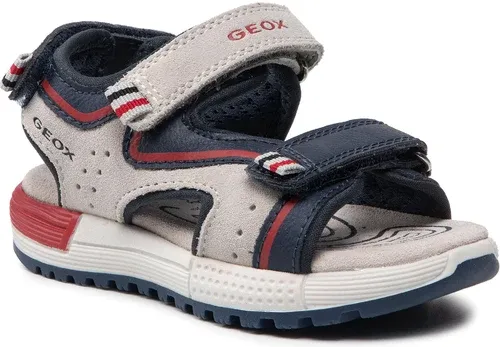 Sandále Geox - J S. Alben B. A J25AVA 022BC C1297 M Lt Grey/Navy