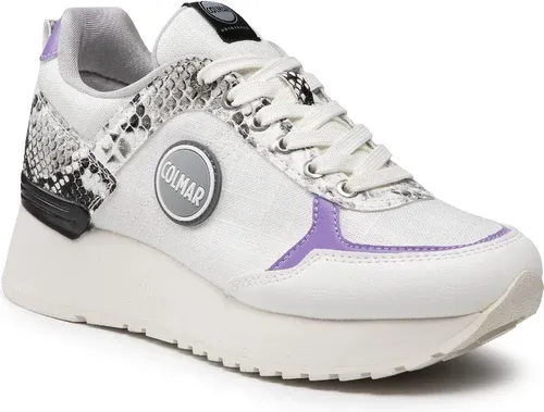 Sneakersy COLMAR - Travis Enigma High Outsole 116 White/Purple