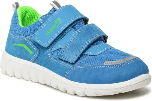 Sneakersy Superfit - 1-006194-8400 D Hellblau/Grün