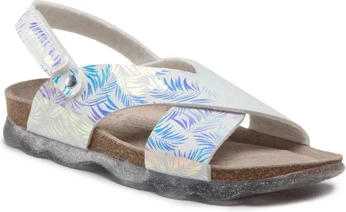 Sandále Superfit - 1-00013-1000 D Weiss/Silber Sandále Superfit - 1-00013-1000 D Weiss/Silber