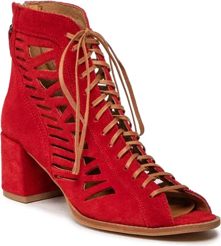 Členkové čižmy MACIEJKA - 04040-08/00-5 Czerwony