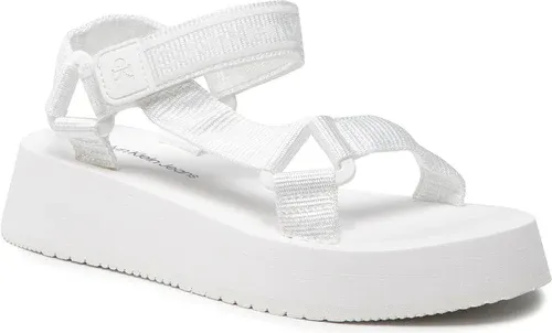 Sandále CALVIN KLEIN JEANS - Prefresato Sandal 1 YW0YW00557 Bright White YAF