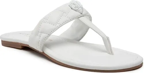 Žabky KURT GEIGER - Kensington T-Bar Sandal 8651410109 White Leather Summer